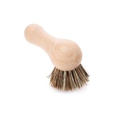 Beechwood and Bristle Pot Scrubbing Brush